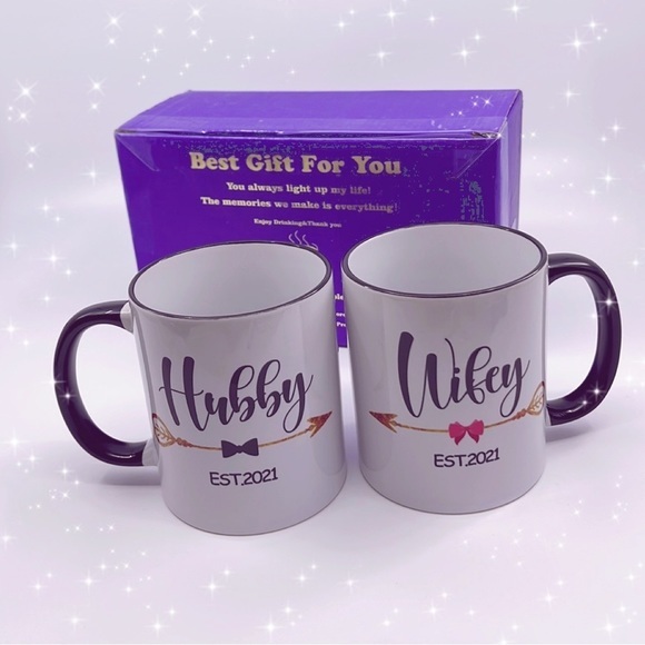 Est 2021: The Perfect Hubby and Wifey Couple Mug - Picture 1 of 5